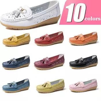 Женская обувь на плоской подошве, на танкетке, повседневные лоферы из натуральной кожи без шнуровки 36 белый