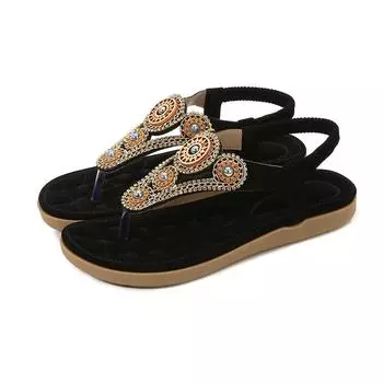 Женская обувь на плоской подошве с открытым носком для отдыха, мягкие шлепанцы, пляжная обувь без шнуровки, разные цвета, большой размер 38 коричневый