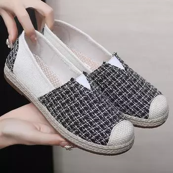 Женская обувь на плоской подошве. Туфли без шнуровки. Удобные женские лоферы. Дышащая повседневная обувь для женщин. Легкая и мягкая обувь на плоской подошве. Низкие прогулочные туфли. 35 чёрный