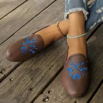 Женская обувь на плоской подошве, весенние и осенние туфли с круглым носком, неглубокие, удобные, легкие, повседневные кроссовки, женская обувь для активного отдыха 36