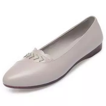 Женская обувь на плоской подошве, женская весенняя обувь, женская обувь без шнуровки большого размера для мам среднего возраста 35