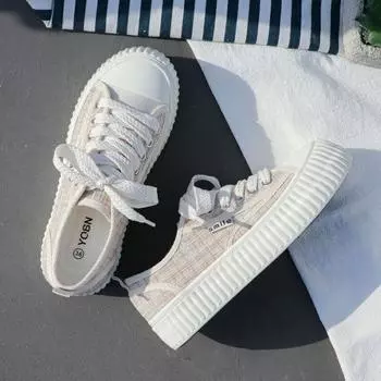 Женская обувь на шнуровке на плоской подошве из парусины розового цвета, женская обувь, новинка, распродажа обуви, городской шик, элегантная и недорогая, дизайнерская весна H 35