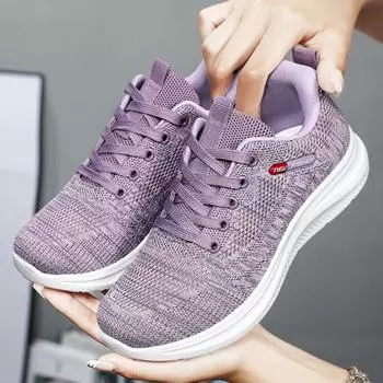 Женская обувь. Новая повседневная женская обувь. Дышащая спортивная обувь на мягкой подошве. 36 чёрный