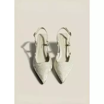 Женская обувь: Новые босоножки в китайском стиле, летние туфли на шпильках, с острым носком, модные и универсальные туфли на высоком каблуке 35 чёрный