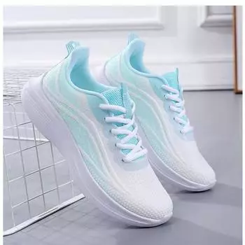 Женская обувь, новые кроссовки для активного отдыха, летающие, тканые, дышащие, повседневные, легкие, кроссовки для бега, обувь для ходьбы, дорожная обувь 36 розовый
