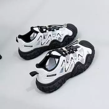 Женская обувь Новые папины туфли Женская обувь Дышащие повседневные кроссовки Женская обувь 35 чёрный