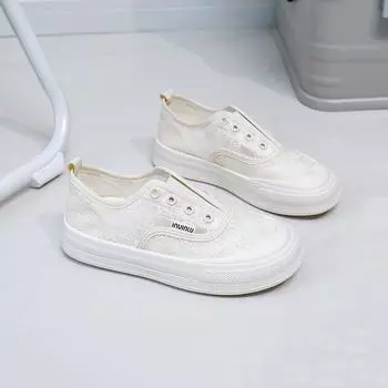 Женская обувь Новые папины туфли Женская обувь Дышащие повседневные кроссовки Женская обувь 35 бежевый