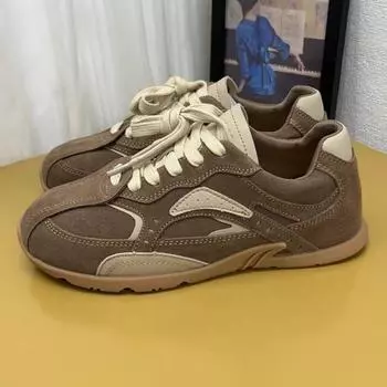 Женская обувь, новые разноцветные женские вулканизированные туфли, осенние женские кроссовки для прогулок на свежем воздухе, женские повседневные кроссовки на шнуровке 35