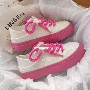 Женская обувь, новые тенденции, красочные парусиновые кроссовки на шнуровке для женщин, повседневные дышащие удобные белые туфли без шнуровки на плоской подошве 35 коричневый