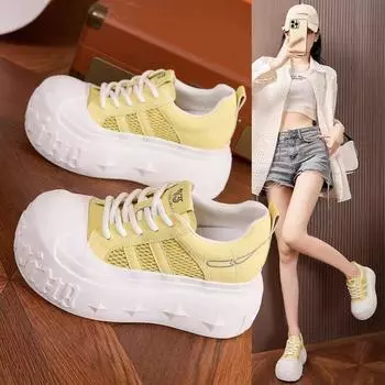 Женская обувь, новые толстые высокие кроссовки для скейтбординга, нескользящие, легкие, удобные, кроссовки Campus Hundred с плоской подошвой 35 белый