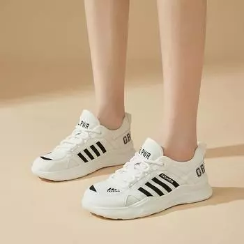 Женская обувь, новые весенние модные неуклюжие кроссовки Flyknit, дышащие кроссовки для бега для отдыха с толстой подошвой, легкие кроссовки с мягкой подошвой 36