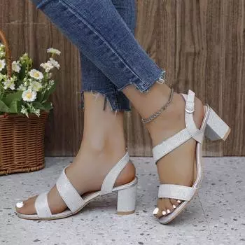 Женская обувь, новые женские сандалии, летние легкие повседневные однотонные сандалии без шнуровки, модные удобные пляжные сандалии на плоской подошве с круглым носком 43 36