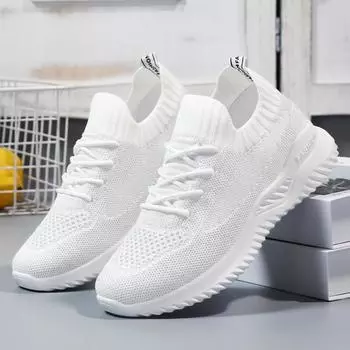 Обувь женская осенняя новая повседневная обувь дышащая легкая спортивная обувь 36