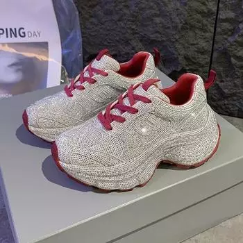 Женская обувь осень 2025 новое поступление обувь повседневная спортивная обувь с увеличенным внутренним каблуком круглый носок высококачественная обувь 39 чёрный