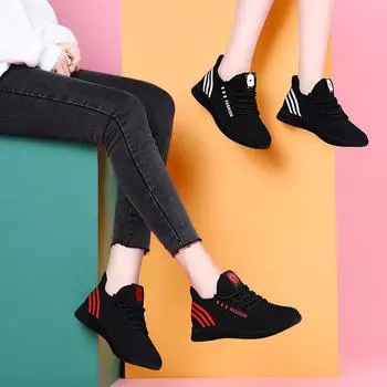 Женская обувь осень новый стиль True Fly плетение старая Пекинская ткань обувь женская повседневная спортивная обувь прогулочная обувь 36