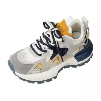 Женская обувь Осенние дышащие сетчатые кроссовки Трендовая танкетка Платформа Повседневная обувь для папы Женские спортивные теннисные кроссовки Zapatillas 35 серый