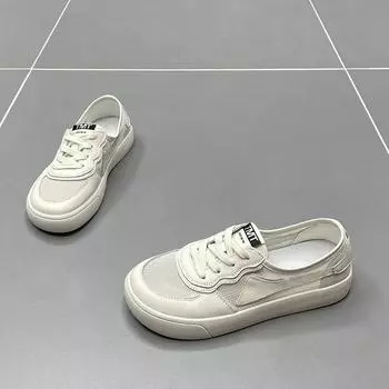 Женская обувь Повседневные кроссовки Удобные туфли для скейтборда на плоской подошве Студенческая белая обувь Спортивная обувь для баскетбола и тенниса Спортивная обувь на открытом воздухе 40 белый