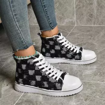 Женская обувь с круглой головкой, подошва из губчатой ткани, вулканизированная обувь для женщин, новая дышащая спортивная обувь для женщин, повседневная обувь 36