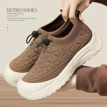 Женская обувь с мягкой подошвой, не утомляющей ноги. Новые летние туфли One Foot с мягкой полиуретановой подошвой и удобной тканевой обувью 36 чёрный