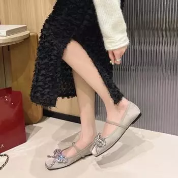 Женская обувь Туфли на высоком каблуке Роскошная женская обувь Бренд Стразы Женские туфли на высоком каблуке Острый носок Модные туфли-лодочки Женские 35