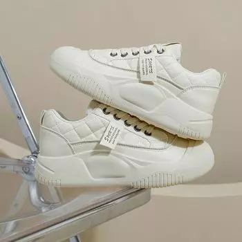 Женская обувь Весенние новинки Модные универсальные туфли на платформе Весенние и осенние лоферы Повседневная обувь 35