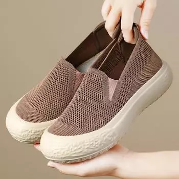 Женская обувь Весна, матерчатая обувь Мягкая подошва Повседневная обувь Туфли на плоской подошве с неглубоким носком, Туфли Lazy People A Stirrup 36 чёрный