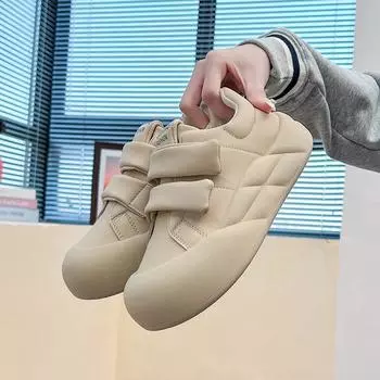 Женская обувь Весна Новые студенческие модные универсальные туфли на платформе Весна и осень Повседневная обувь 35 бежевый