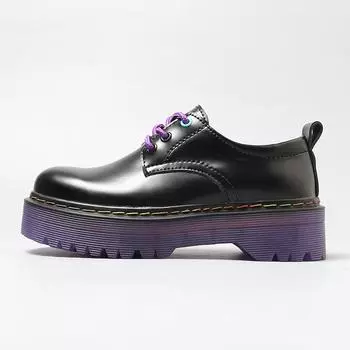 Женская обувь в стиле ретро Dr, новая весенняя студенческая обувь из натуральной кожи в британском стиле, толстые женские туфли-оксфорды, женские кроссовки 39 красный
