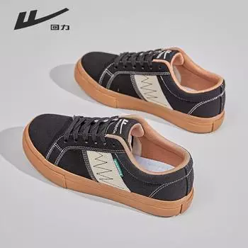 Женская обувь WARRIOR Универсальная повседневная парусиновая обувь 35 чёрный