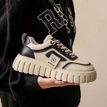 Женская обувь весна и осень новая повседневная обувь на платформе белая обувь для показа стоп спортивная обувь для сноуборда с юбкой обувь для папы 35