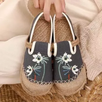 Женская обувь весна осень новые удобные повседневные туфли на плоской подошве с нескользящей мягкой подошвой износостойкие мокасины 35 бежевый