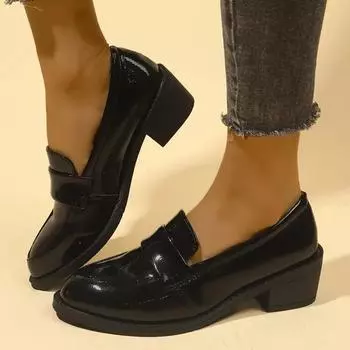 Женская обувь высокого качества, женские туфли на высоком каблуке, модные туфли больших размеров для офиса и карьеры, сексуальные туфли с острым носком для женщин 36 чёрный