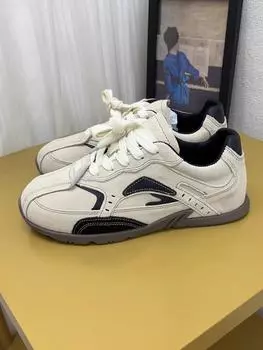 Женская обувь Женская мода Удобные мягкие балетки Ретро повседневные кроссовки Универсальные уличные кроссовки для женщин 35