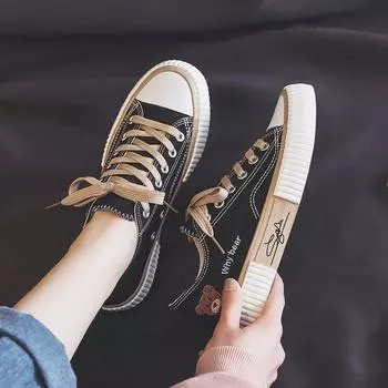 Женская обувь, женские массивные кроссовки, парусиновые туфли на плоской платформе со шнуровкой и толстой подошвой 40