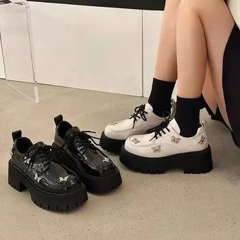 Женская обувь, женские повседневные кроссовки с открытым носком и квадратным носком на каблуке, сабо, оксфорды на платформе, туфли на плоской подошве на каблуке, новинка 35 белый