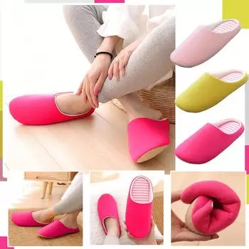 Женская обувь, зимние тапочки Hyoma, хлопковые противоскользящие теплые домашние дождевики на платформе 38