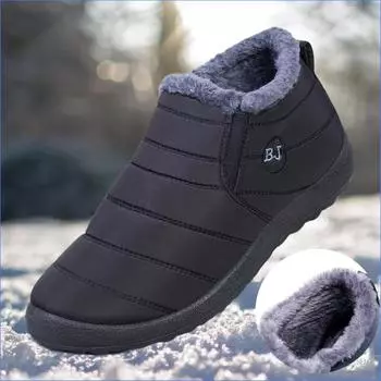 Женская обувь Зимняя обувь Стильные меховые зимние кроссовки Сохраняют тепло Вулканизированная обувь для женщин 45
