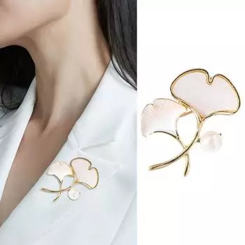 Женская одежда, брошь в форме искусственного жемчуга, декор, сумка, воротник, шляпа, шарф, украшение, одежда золотистый