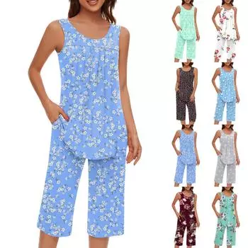 Женская одежда для отдыха без рукавов, комплект для йоги, женская одежда, спортивный комплект, удобный спортивный костюм для бега, комплект для женщин