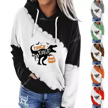 Женская одежда, осенне-зимний Хэллоуин, круглый вырез, длинный рукав, большой свободный плюшевый утолщенный свитер, топ XXXXL чёрный