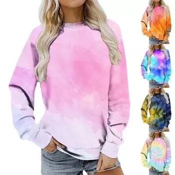 Женская одежда, осенне-зимний Хэллоуин, круглый вырез, длинный рукав, большой свободный плюшевый утолщенный свитер, топ M