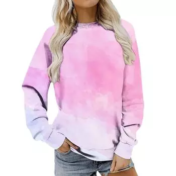 Женская одежда, осенне-зимний Хэллоуин, круглый вырез, длинный рукав, большой свободный плюшевый утолщенный свитер, топ M розовый