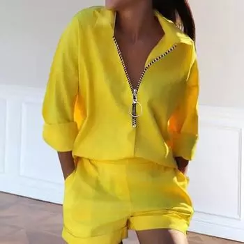 Женская одежда, свободная женская футболка с принтом перьев, топ, брюки, комплект брюк, комплект из 2 шт./компл., стильная рубашка для взрослых, шорты, повседневный костюм 4XL