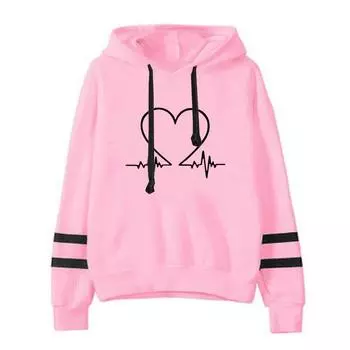 Женская одежда Универсальные толстовки Повседневные толстовки Удобные пуловеры Slim Fit Мягкие полосатые Ленивый стиль Бег трусцой Повседневные женские S