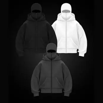 женская одежда Y2K goth harajuku зима новая Double hoodies официальный сайт мужские толстовки рождественская толстовка labrador S чёрный