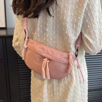 Женская однотонная большая вместительная сумка через плечо Crossbody Sac Casual Fashion High Quality