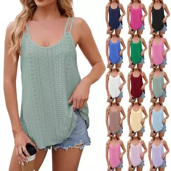 Женская однотонная футболка с сетчатым жилетом без рукавов S тёмно-синий