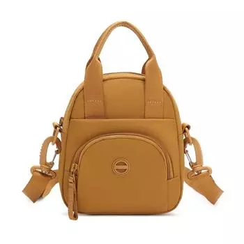 Женская однотонная нейлоновая сумка большой емкости для мобильного телефона сумка через плечо сумка через плечо жёлтый