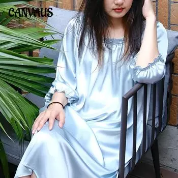 Женская однотонная ночная рубашка на одно плечо, домашняя одежда, комплект для пожилых людей, тонкая пижама S фиолетовый