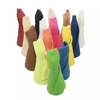 Женская однотонная плетеная широкополая шляпа от солнца One Size бежевый